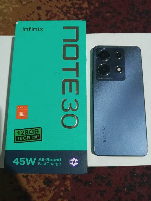 Infinix note 30  8+8/128gb