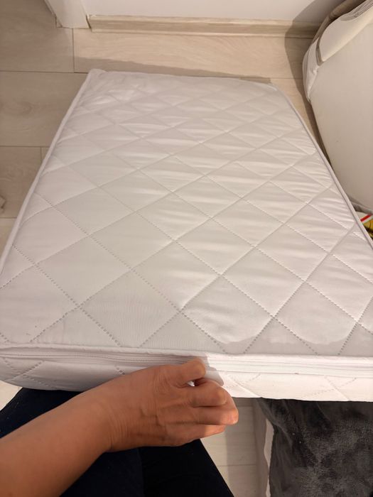 Pat 4in1 MoMi Smart Bed, Inaltime Reglabila, Cadru Poliester/Otel, 15kg, Bej