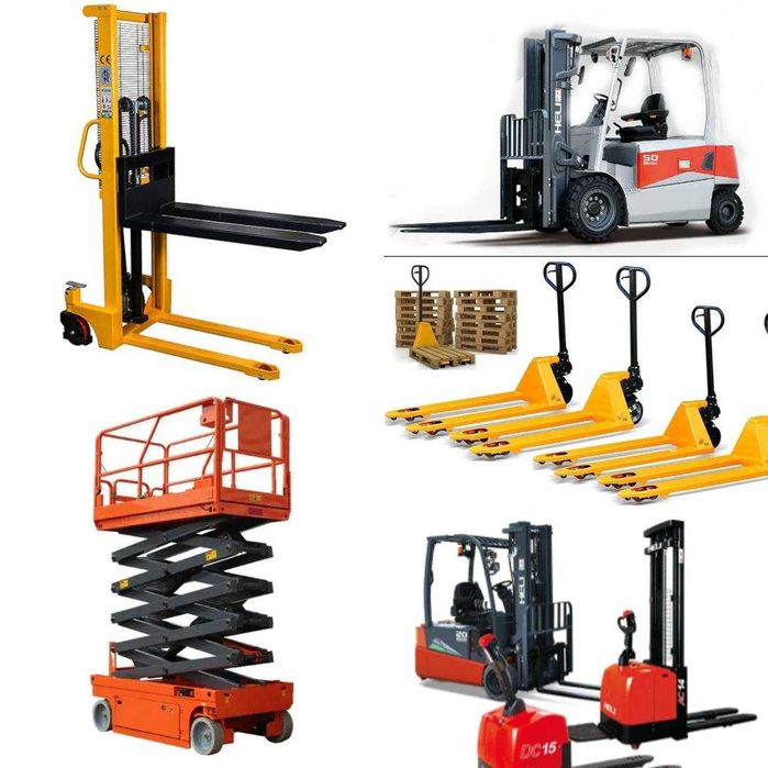 Ruchnoy roxli / Shtablyor telejka / Transpalet shtabeler / Polavtomat