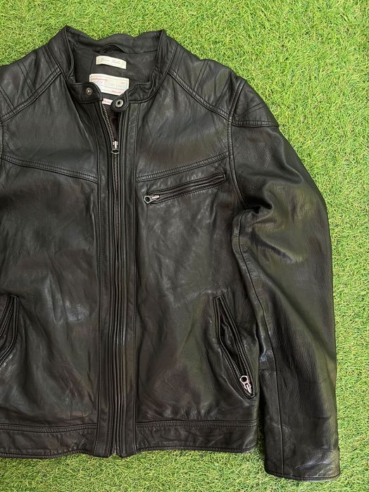 Мъжко яке от естествена кожа : These Glory Days Riki Leather Jacket M