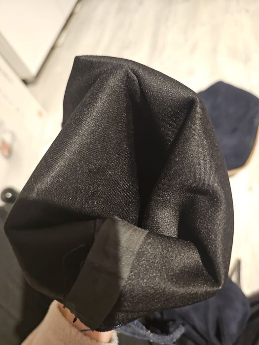 Cizme înalte de piele întoarsa, cu toc