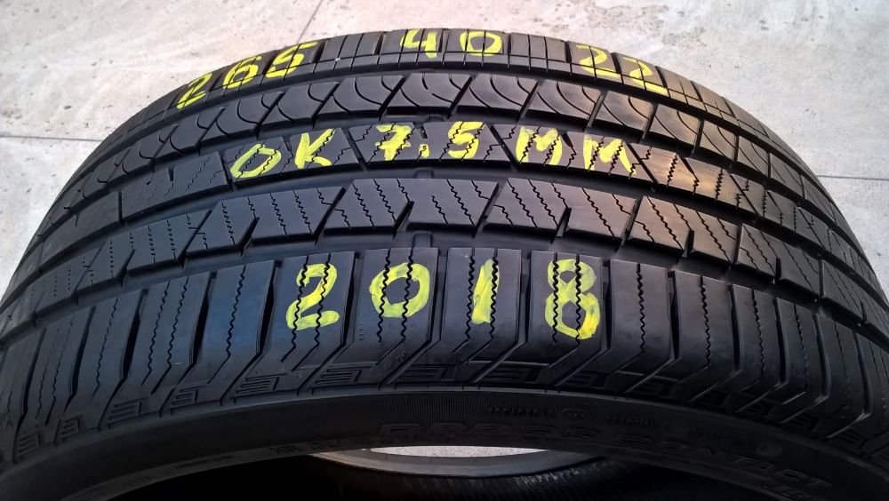 O anvelopa 265 40 22 continental crosscontact LX sport profil 7,5 mm