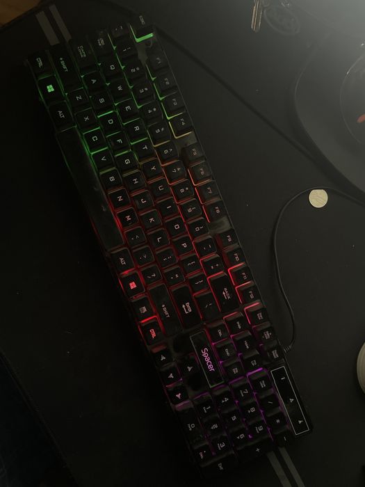 SETUP GAMING PC+MONITOR+tastatura spacer