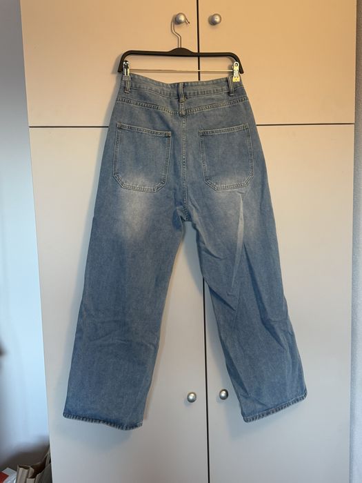 Мъжки Baggy дънки с принт