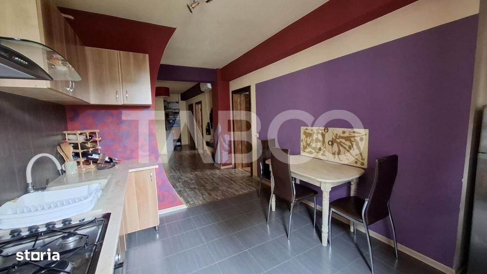 Apartament 3 camere 68 mp etaj 1 balcon loc parcare Turnisor Sibiu