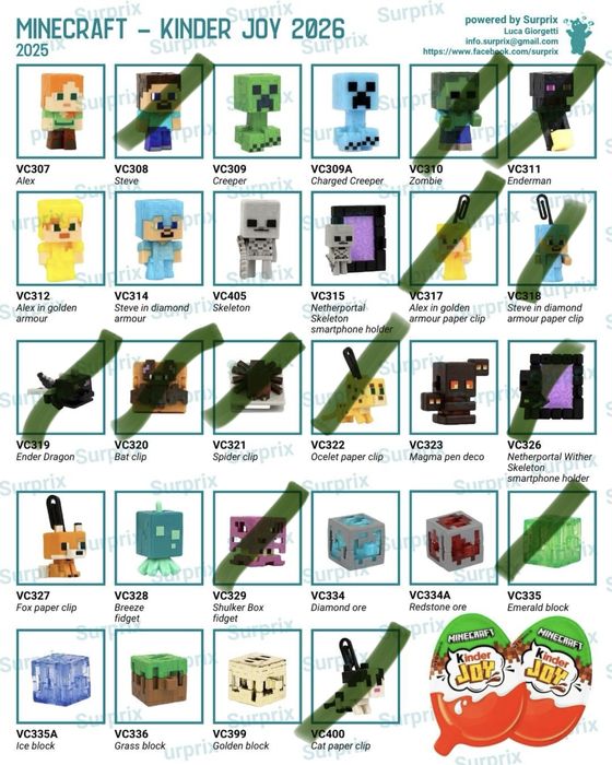 Kinder joy minecraft, киндер джой майнкрафт