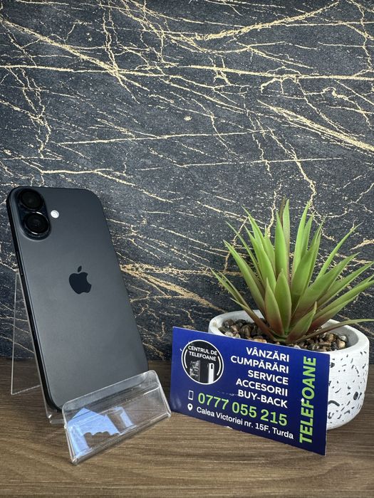 Iphone 16/128Gb/Garantie 2 Ani Centrul de Telefoane/Rate