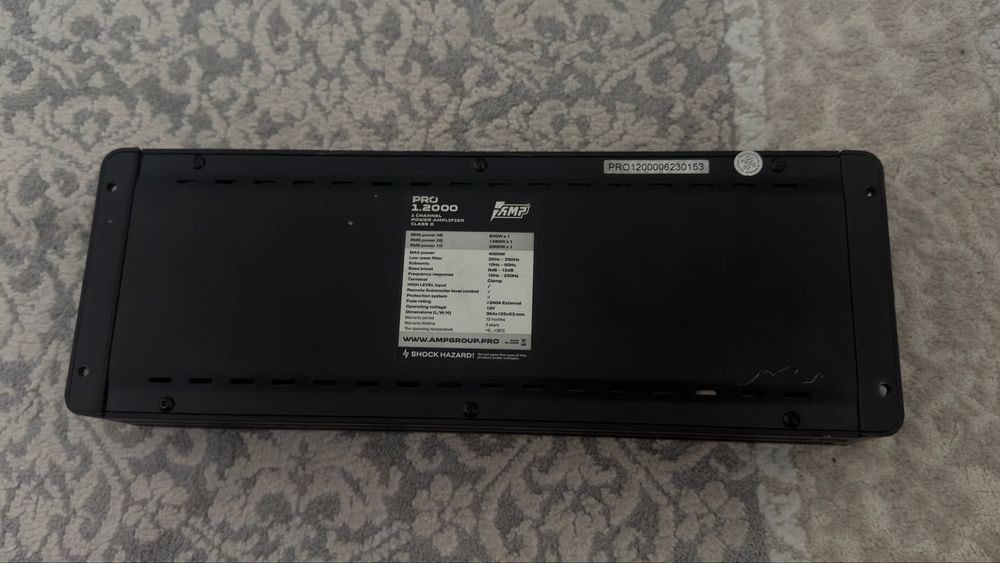 Amp pro 1.2000 усилитель сабвуфер