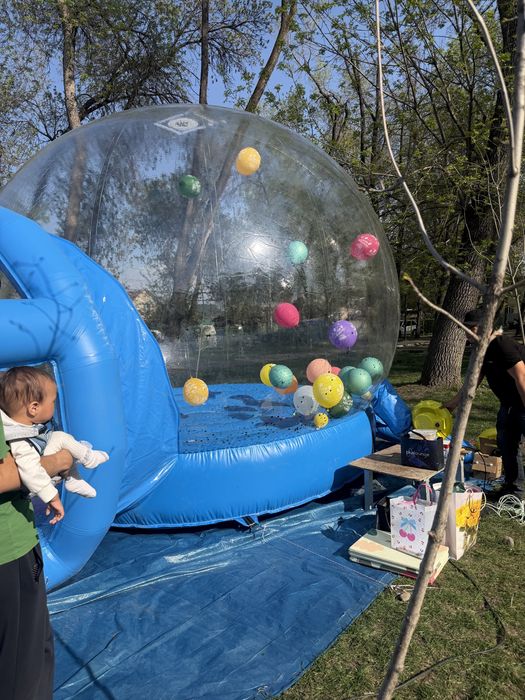 Bubble house надувной шар батут