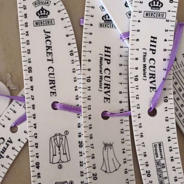 Set rigle liniare croitorie