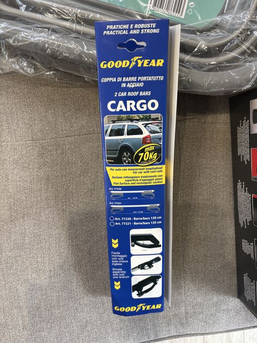 Напречни греди за багажник GOODYEAR, 120 см