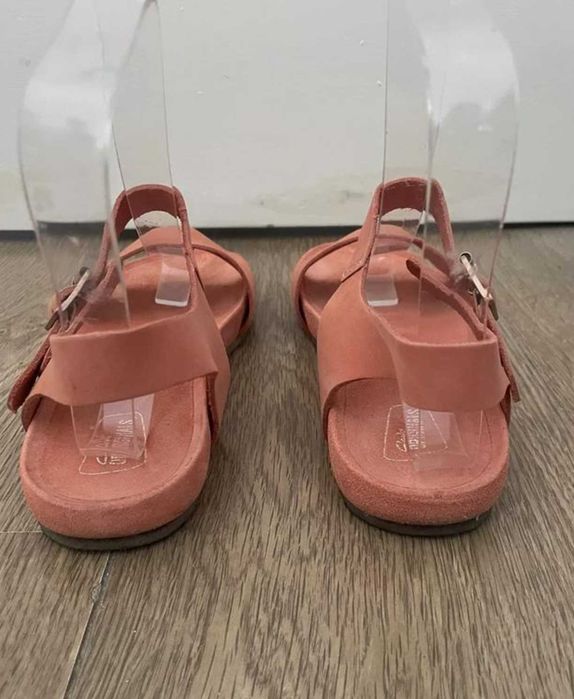 Clarks сандали – оротопедични, велур, №40