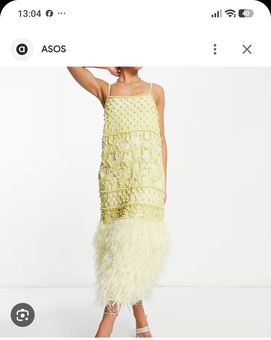 Рокля asos М-Л размер