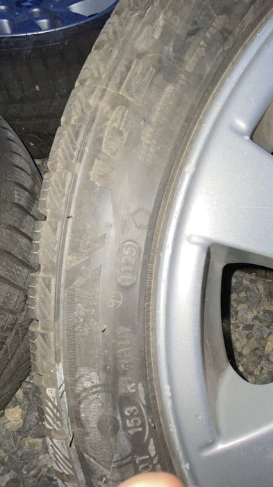 Jante bmw cu cauciucuri de iarna 215/45/r16 dot 2025