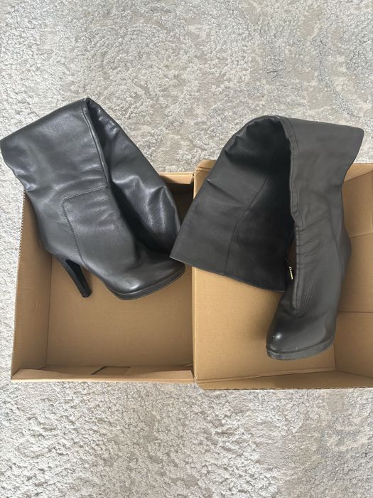 Продам кожаные ботфорты