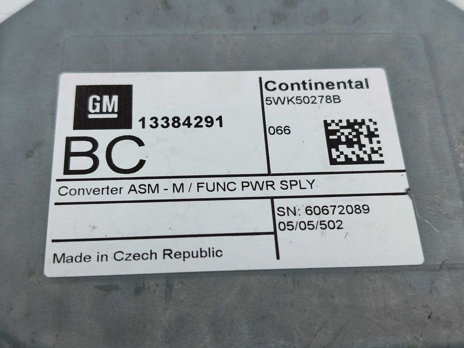 Modul navigație Opel Corsa E B13DTE B13DTC 55kW COD: 13384291 / 5WK50278B 2016 / [2014-2019] / (5F3)