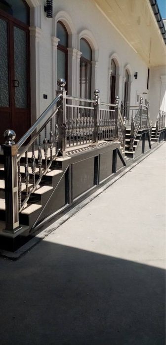 Нержавейка перила решотка