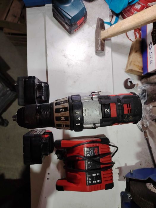 milwaukee m18 C18PD/ hilti TE905/rigla vibranta