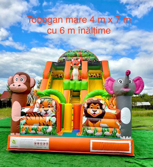 Tobogane gonflabile  de inchiriat