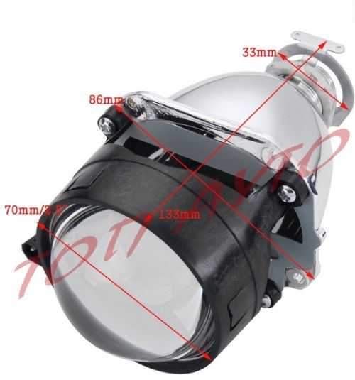 Лупи 2,5" Инча Рефлекторен Фар Двойна Светлина