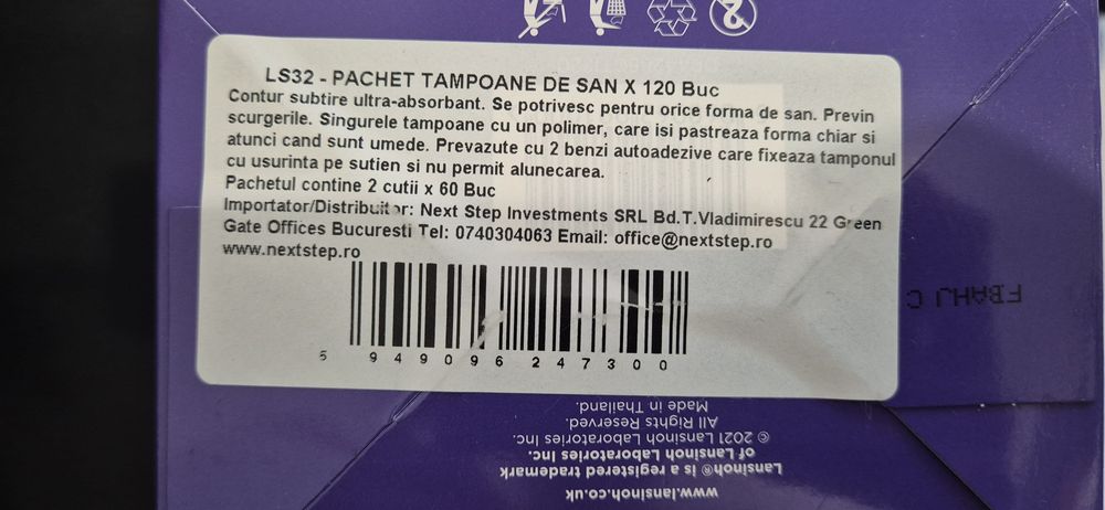 Pachet tampoane de sân + chiloți postnatali