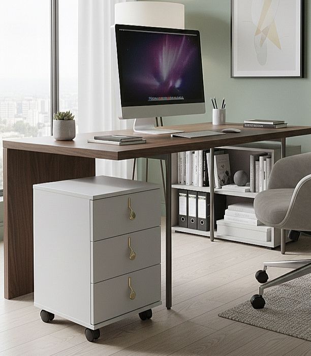 Тумбочка на колесах