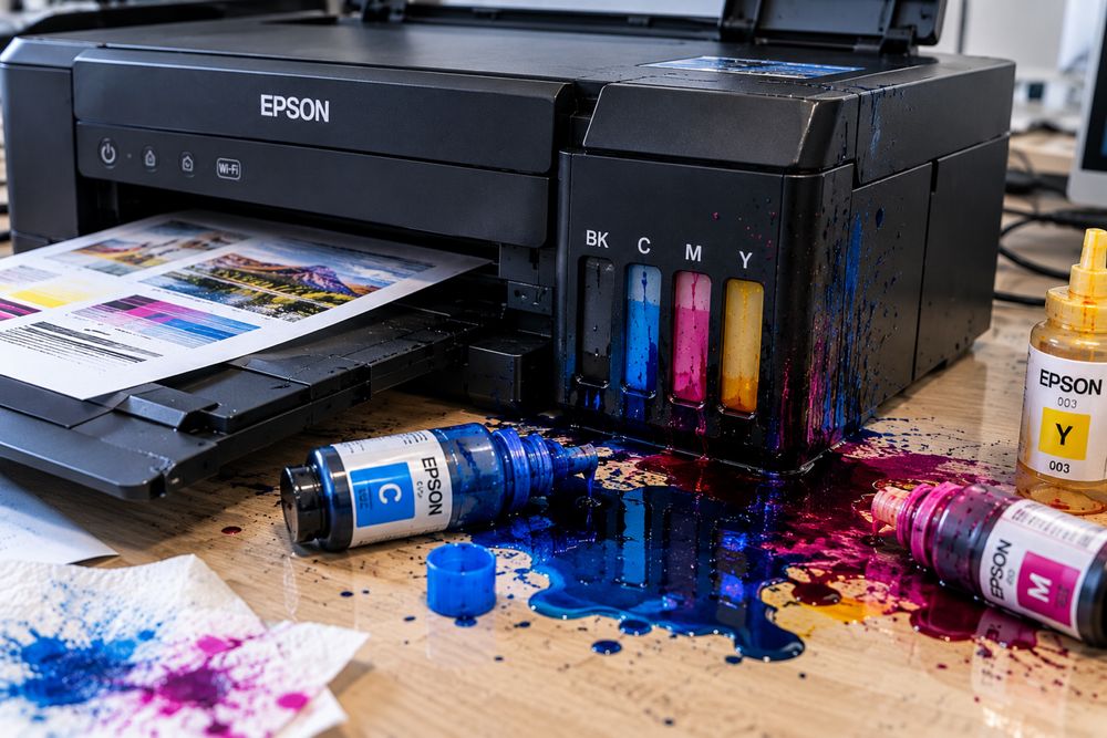 Ремонт принтеров Epson, Canon, HP
