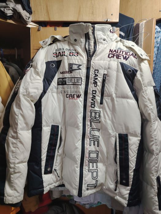 Geaca groasa cu puf Camp David,glugă detașabilă,XL