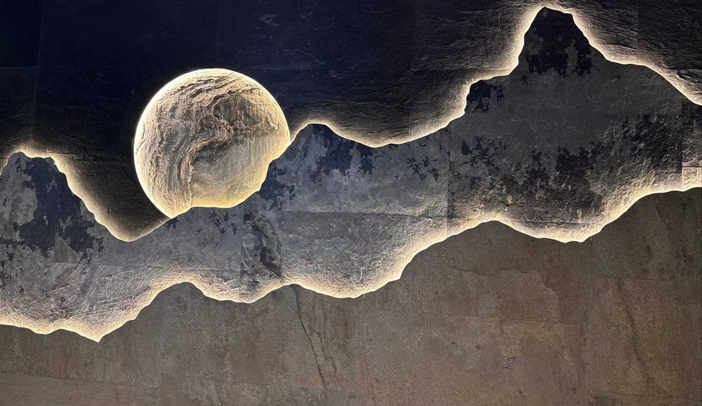 Камень декор 3Д скала Yillik 3D tosh, tabiiy tosh paneli