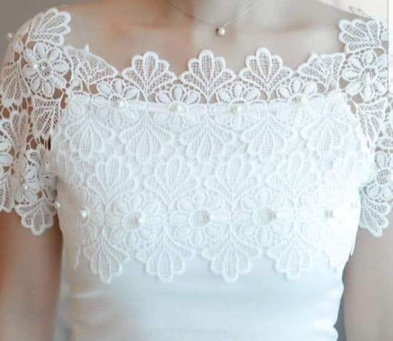 Bluza dama insertii dantela,new model