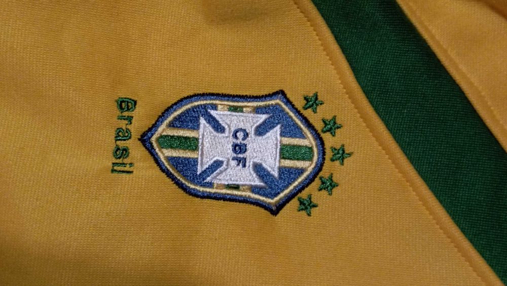Brazil football zip up unisex