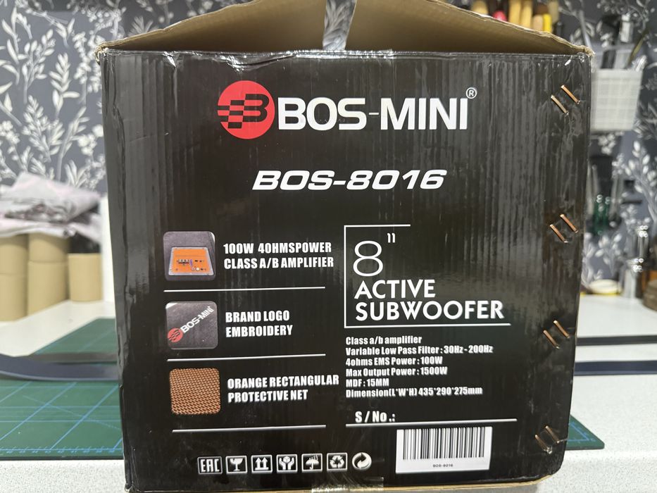 Продам премиум Сабвуфер BOS MINI