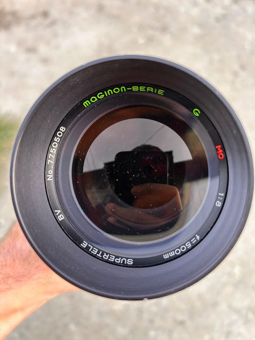 Obiectiv Super-Tele Maginon-Serie G 500mm f/8 MC – Focus Manual