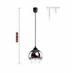 LEDO-333 Висяща лампа 1xE27 графит - 841-Z1GT