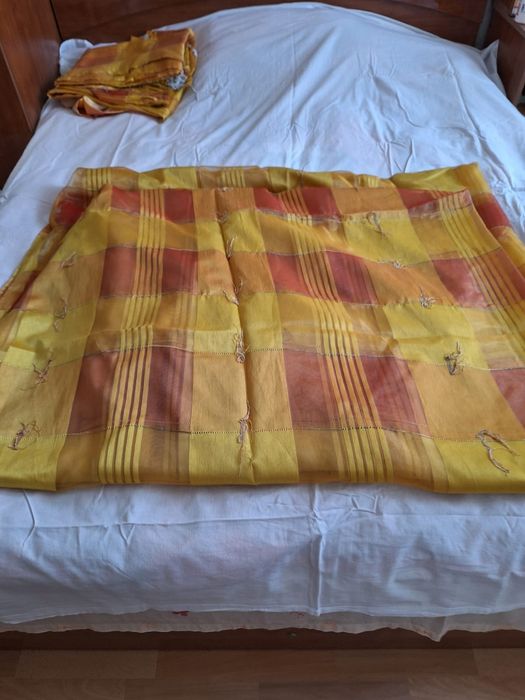 Шторы и плед б/у