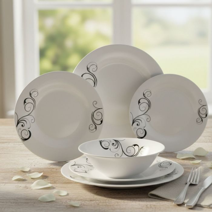 Комплект чинии 24 части с елегантен винтидж дизайн – Възвишен стил за