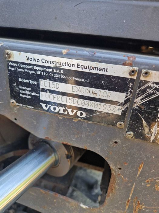 Miniexcavator volvo EC15D