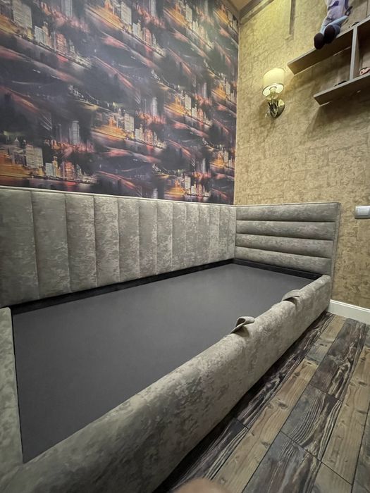 Детская угловая кровать с подъёмным механизмом