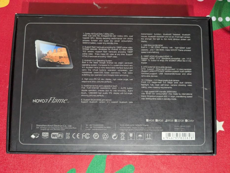 Планшет Ainol NOVO 7 Flame