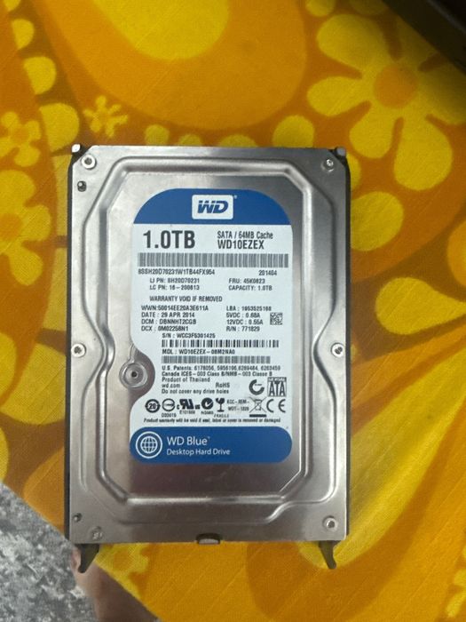 HDD Western Digital Blue 1TB - 7200 RPM - Stare impecabilă