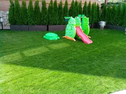 Искусственный газон в Узбекистане!