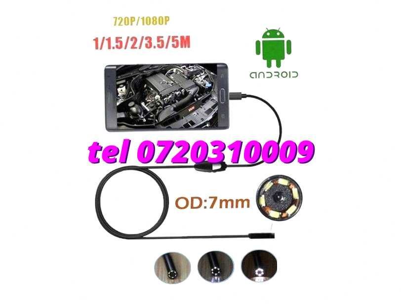 2 M Modul Camera Endoscop / Boroscop , 6 Iluminare Lumina Led Inspectii Tehnice / Instalatii Pentru Iluminare Si Montaj Pe Echipamente Compatibile