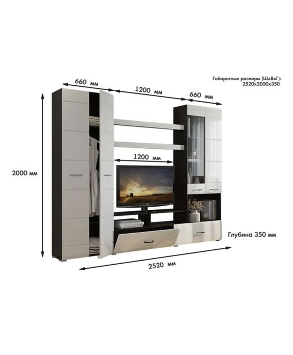 Стенка в идеальном состоянии