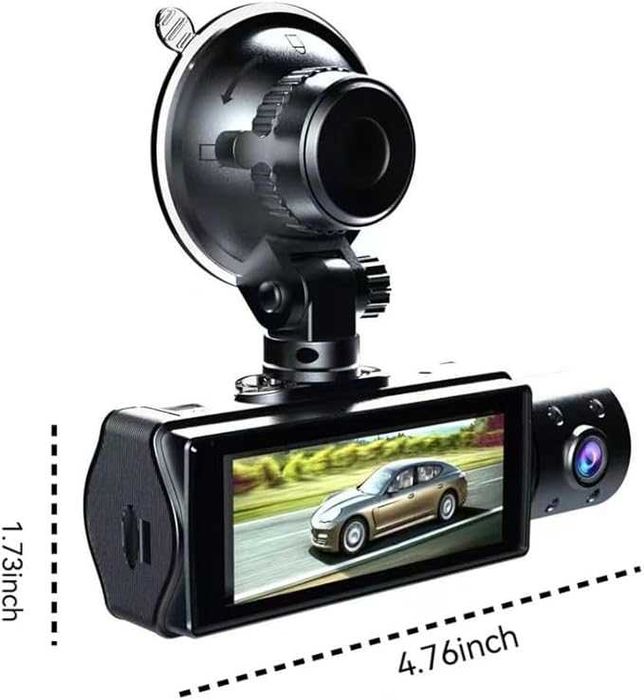 Тройна даш камера- предна , вътрешна и задна камера Karlak