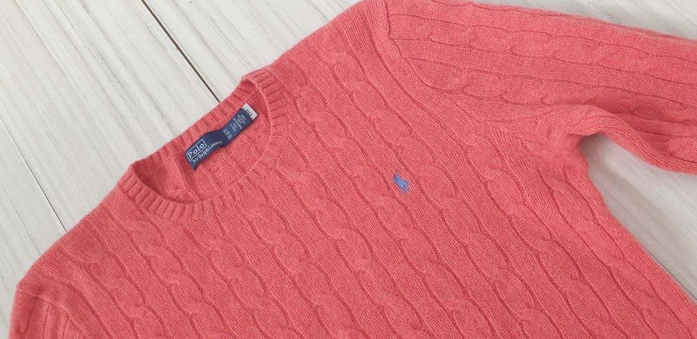 POLO Ralph Lauren Cable Wool / Knit  L - XL ОРИГИНАЛ! Дамски Пуловер