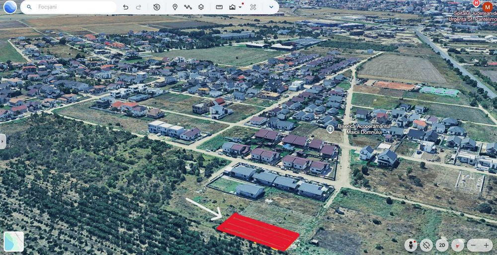 Proprietar , 800 mp teren Focșani