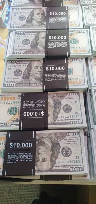 Пачка сувенирных денег, доллары Dollar suvenir