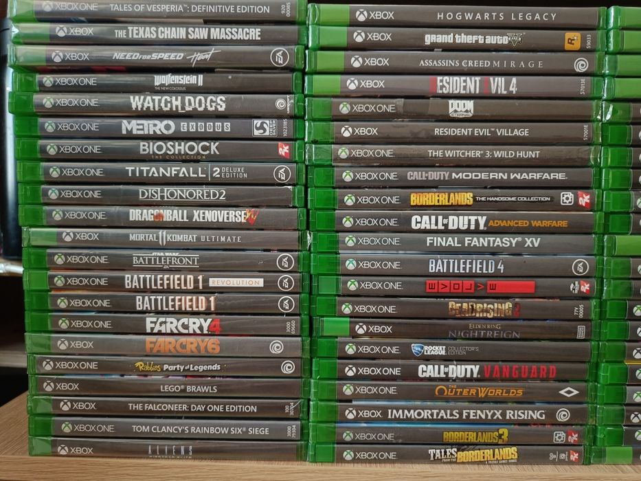 Xbox one и series x игры на дисках