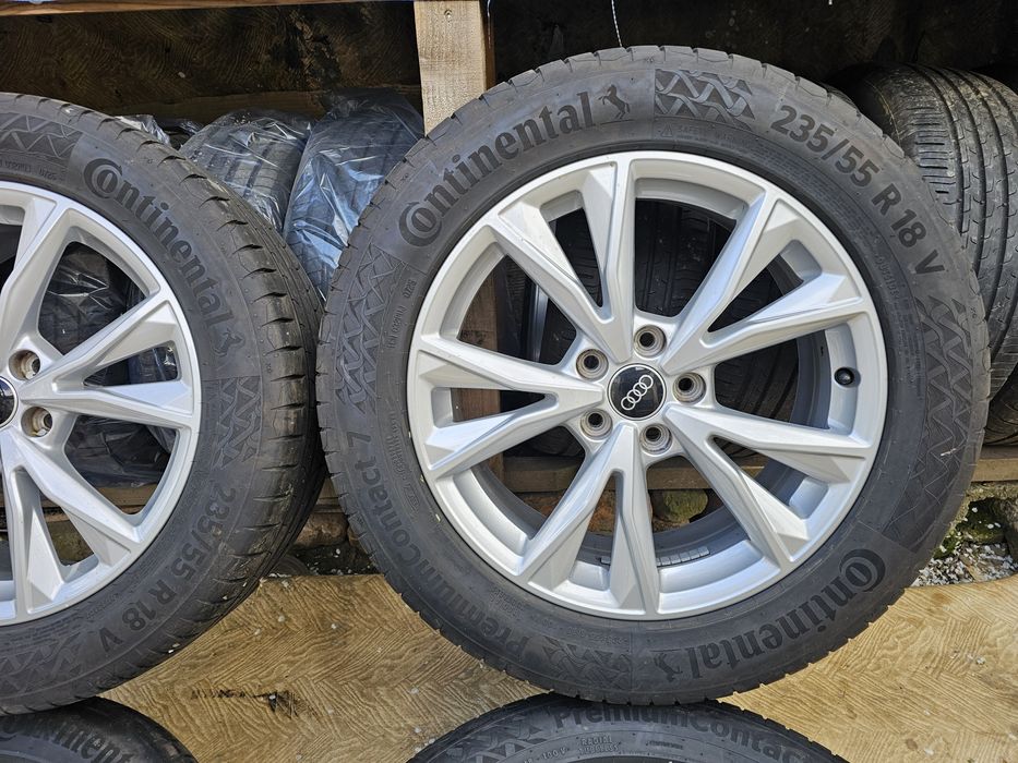 Jante aliaj 18" Skoda/Audi/Volkswagen cu anvelope 235/55/18 vara