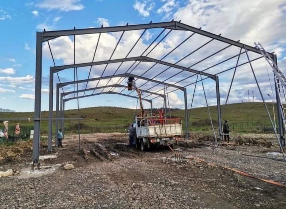 Vând hala metalica 12x20 din profile la pret de producator